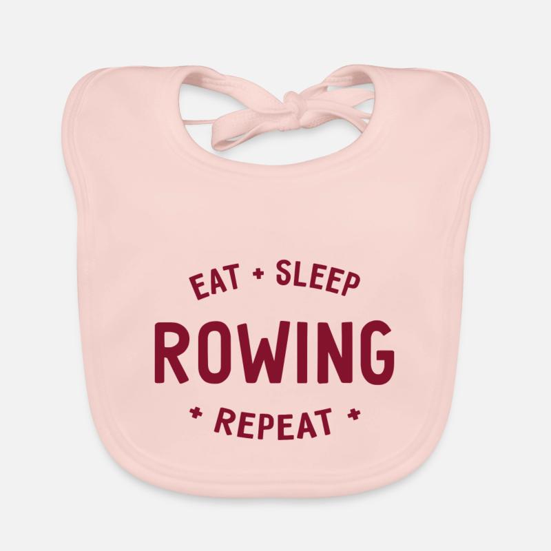Manger dormir ramer Répéter - Aviron - Rameurs Bavoir bio Bébé