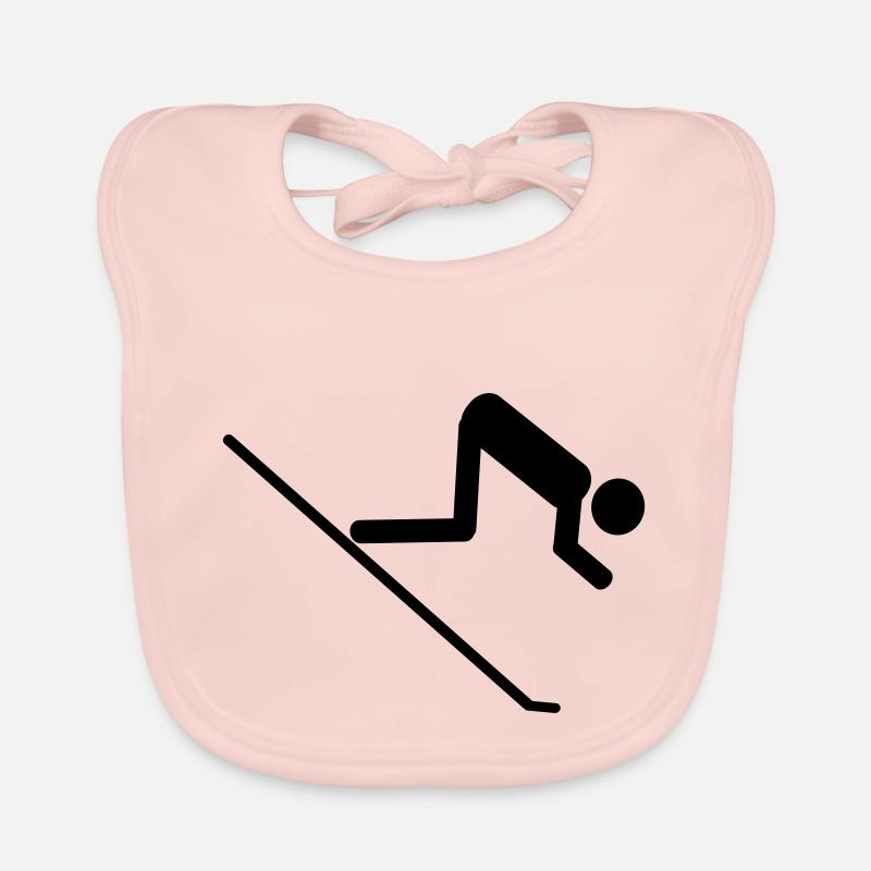 ski-run icon Organic Baby Bibs