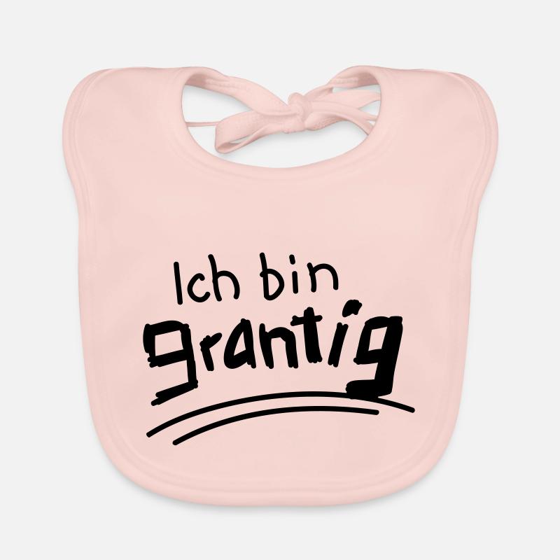 Ich bin grantig Baby Bio-Lätzchen