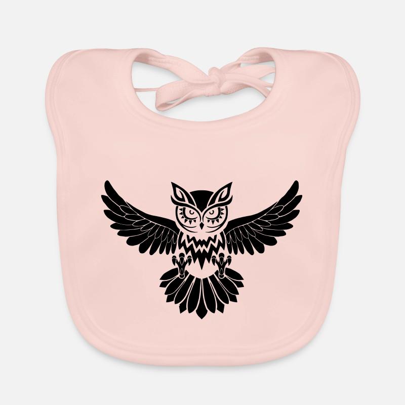 Eule Baby Bio-Lätzchen