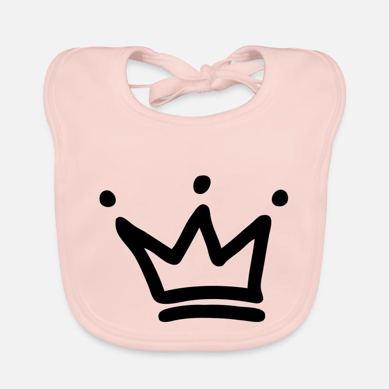 krone kronen crown Baby Bio-Lätzchen
