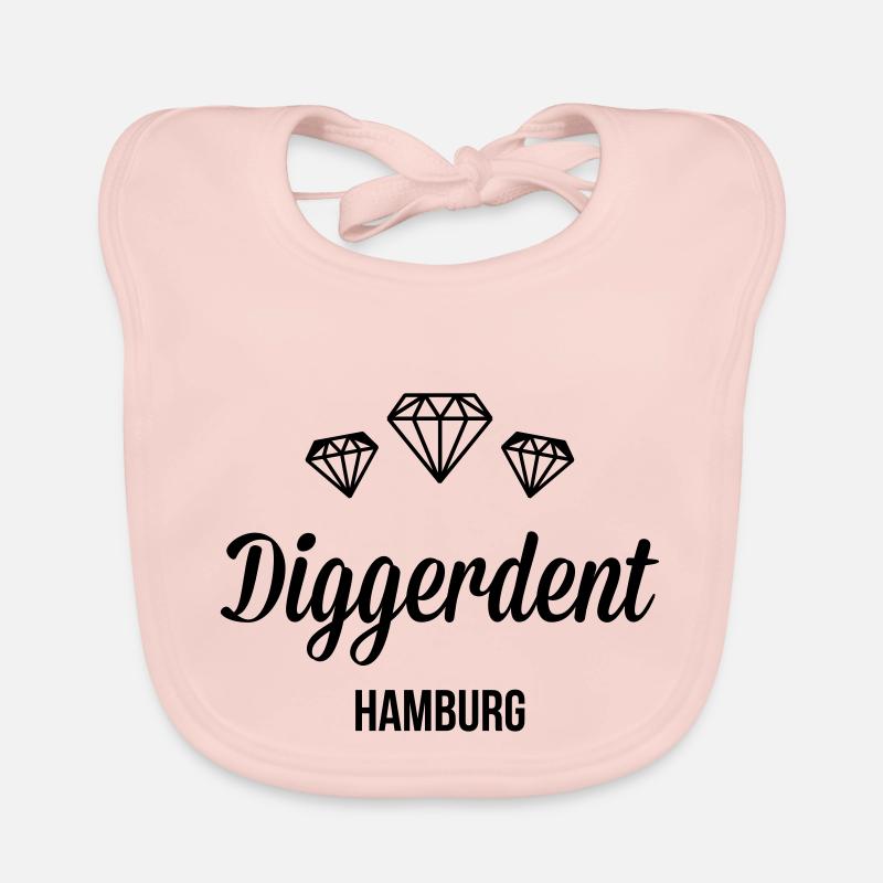 Diamants de Hambourg Diggerdent(c) Bavoir bio Bébé