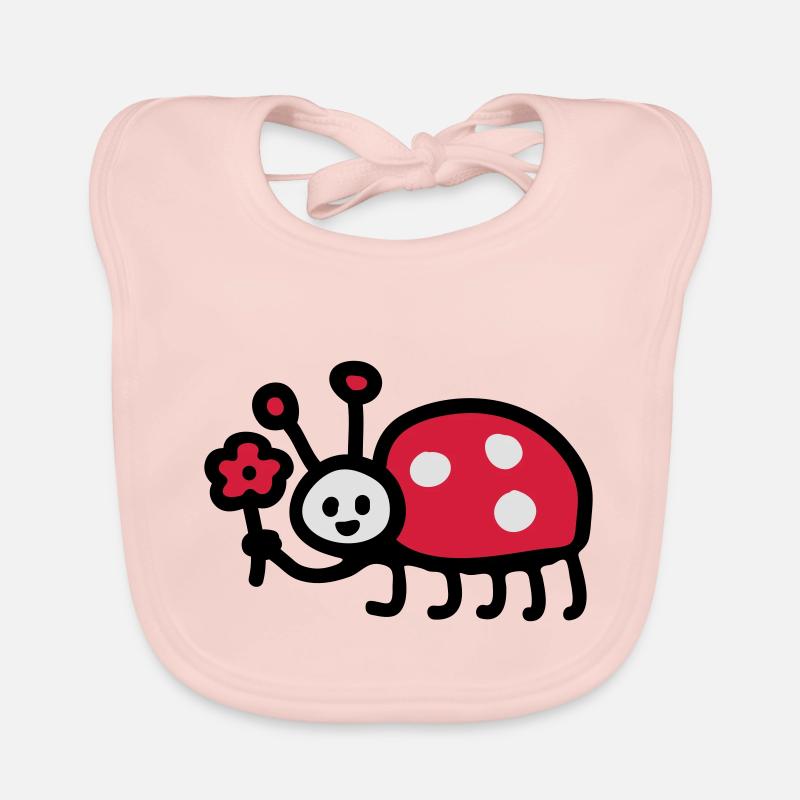Coccinelle - Fleur 3 Bavoir bio Bébé