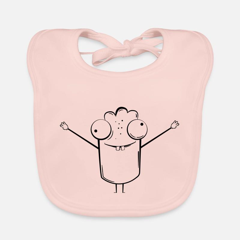 Crazy Figur Comic Baby Bio-Lätzchen