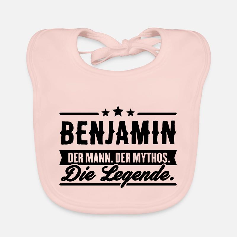 Man Myth Legend Benjamin Organic Baby Bibs
