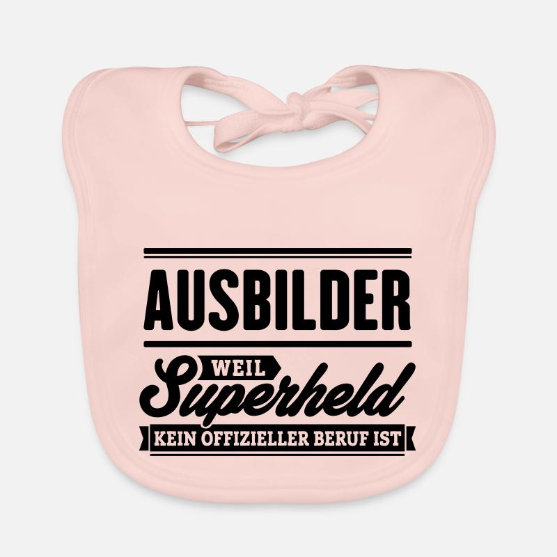 Superheld Ausbilder Baby Bio-Lätzchen