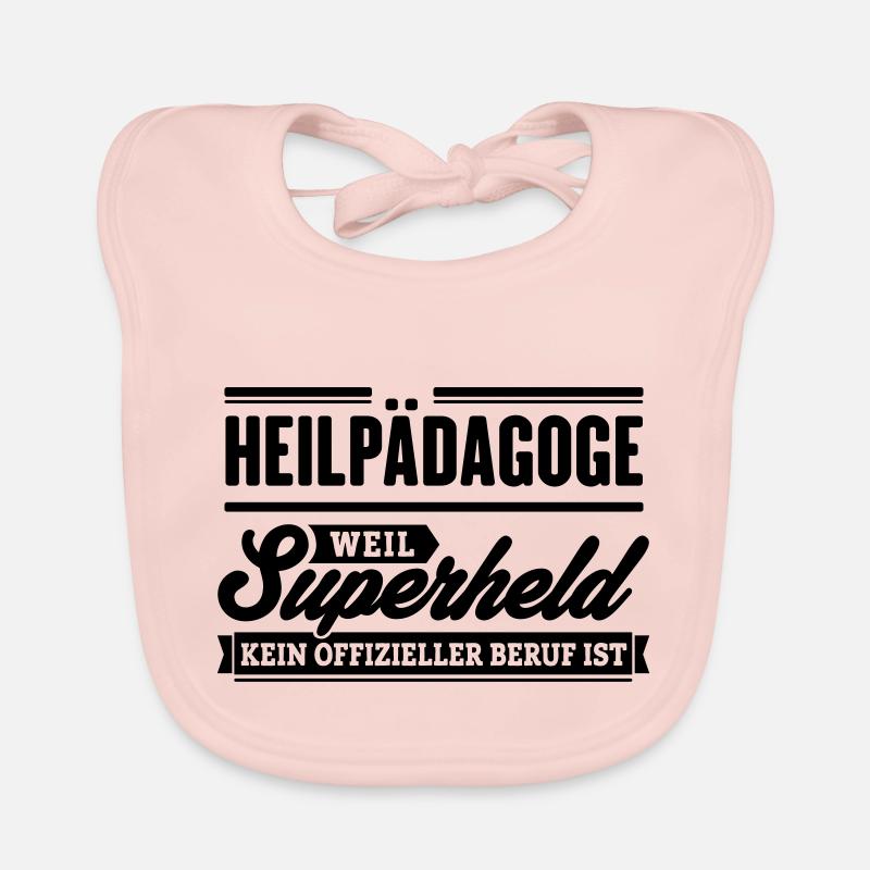 Superheld Heilpädagoge Baby Bio-Lätzchen