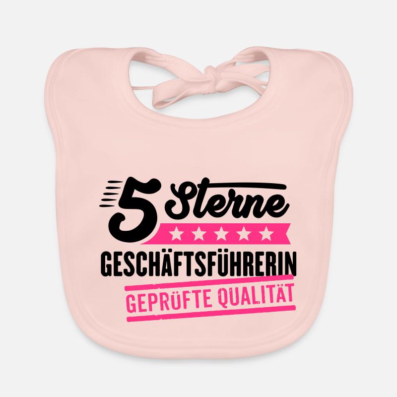 5Sterne Geschäftsführerin Baby Bio-Lätzchen