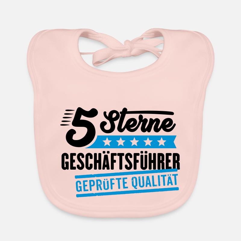 5Sterne Geschäftsführer Baby Bio-Lätzchen
