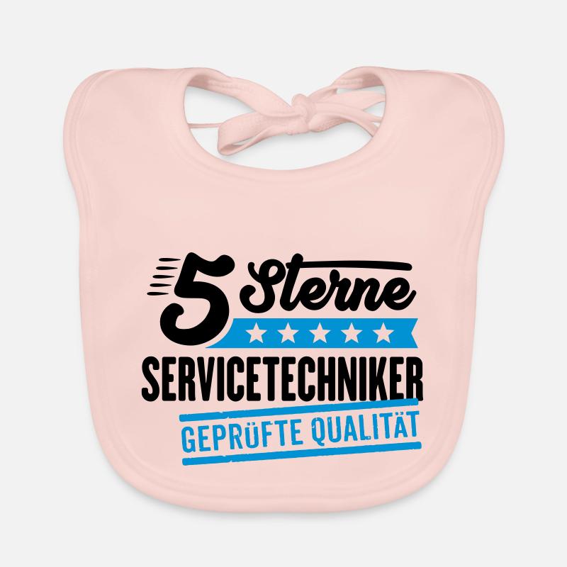 5Sterne Servicetechniker Baby Bio-Lätzchen