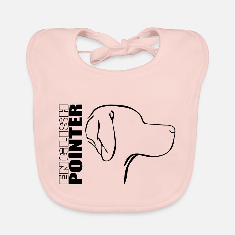 ANGLAIS POINTER PROFIL Bavoir bio Bébé