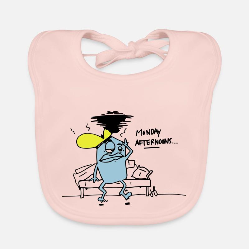 glücklich Montag Baby Bio-Lätzchen