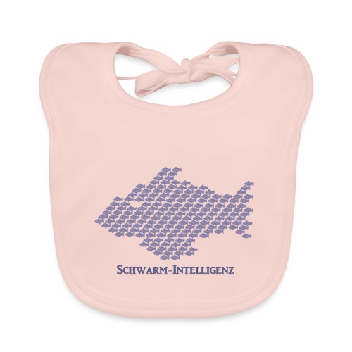 Schwarmintelligenz (Premium Shirt) - Baby Bio-Lätzchen