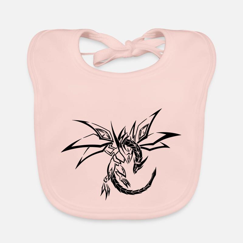 tribal dragon Bavoir bio Bébé