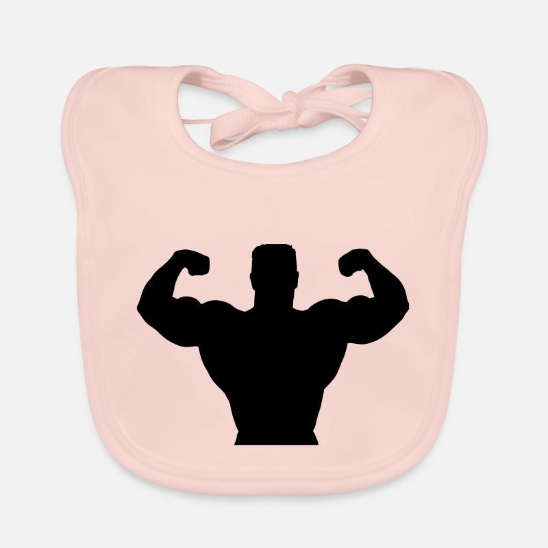 muscles_2 Organic Baby Bibs