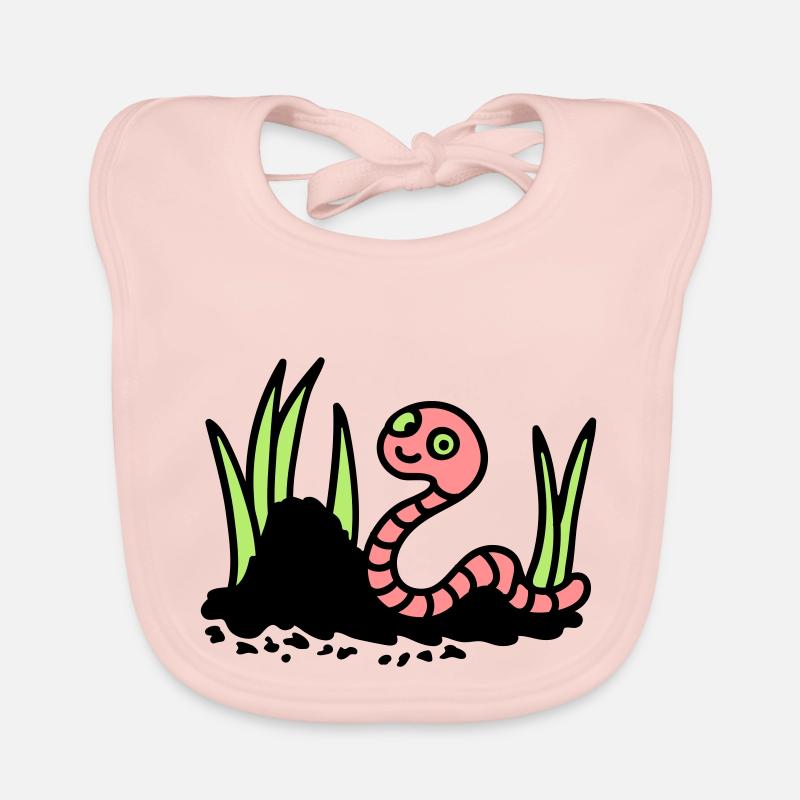 Earthworm Earth - 3 Organic Baby Bibs