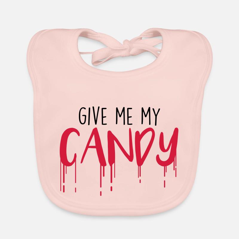 Give me my candy Organic Baby Bibs