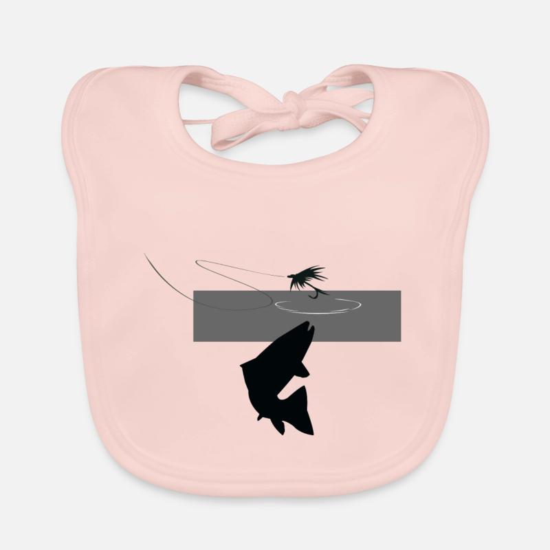 Modèle 42 - La hausse Trout Bavoir bio Bébé