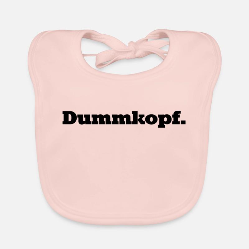 Dumm, dümmer, Dummkopf Baby Bio-Lätzchen