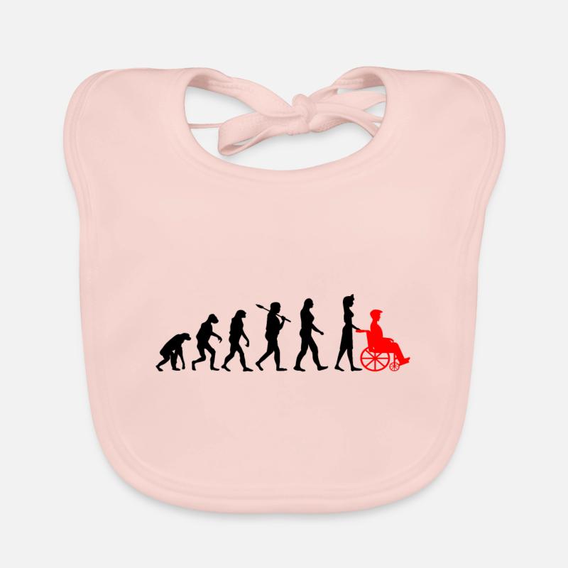 · Infirmière T-shirt Évolution · Soins infirmiers Bavoir bio Bébé