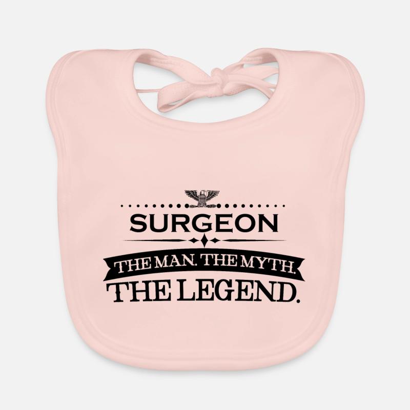 Mann mythos legende geschenk SURGEON Baby Bio-Lätzchen