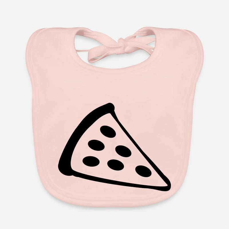 pizza Organic Baby Bibs