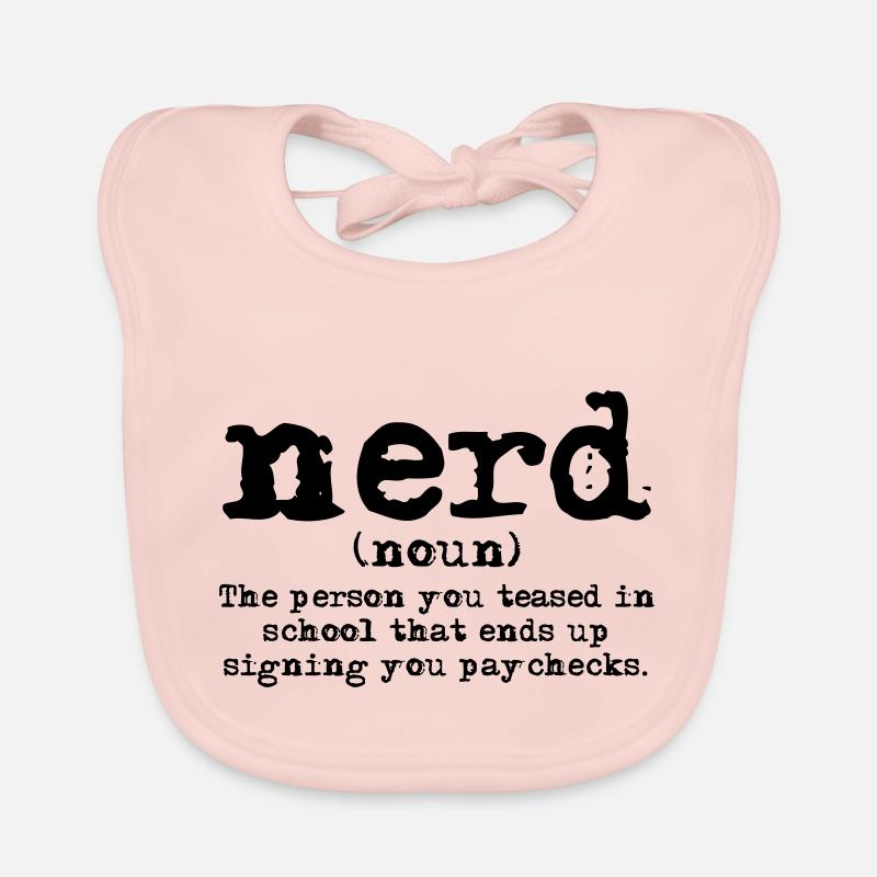 Nerd Definition Organic Baby Bibs