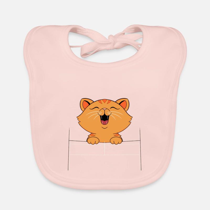 kitten Organic Baby Bibs