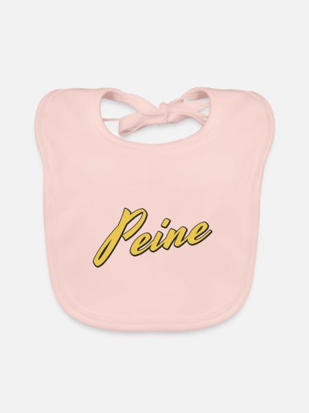 Peine - Baby Bio-Lätzchen - Rose