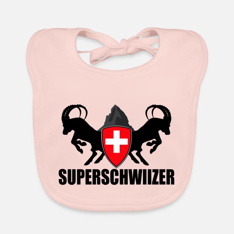 superschwiizer Bavoir bio Bébé