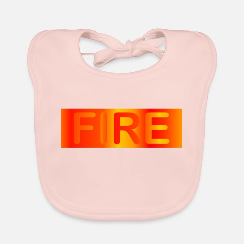 Fire / fire Organic Baby Bibs