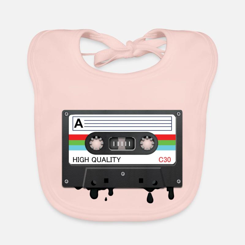 K7 cool - Bavoir bio Bébé - rose