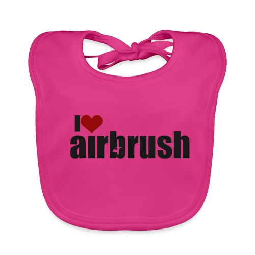 I Love airbrush - Baby Bio-Lätzchen