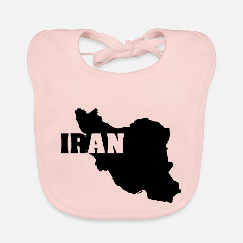 Iran (ID: 002004) Organic Baby Bibs