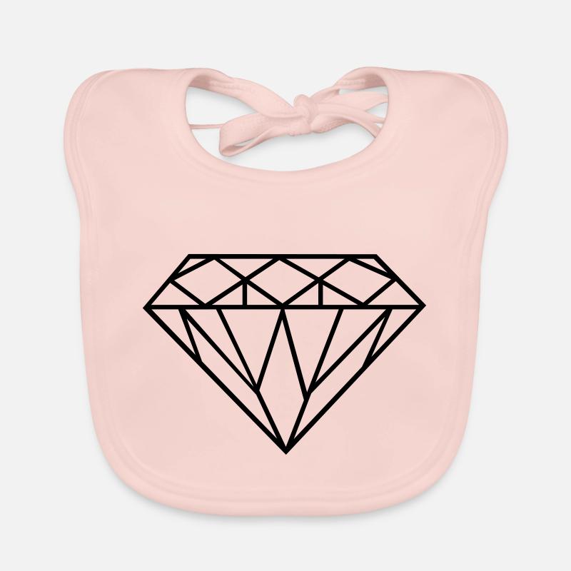 Diamond Organic Baby Bibs