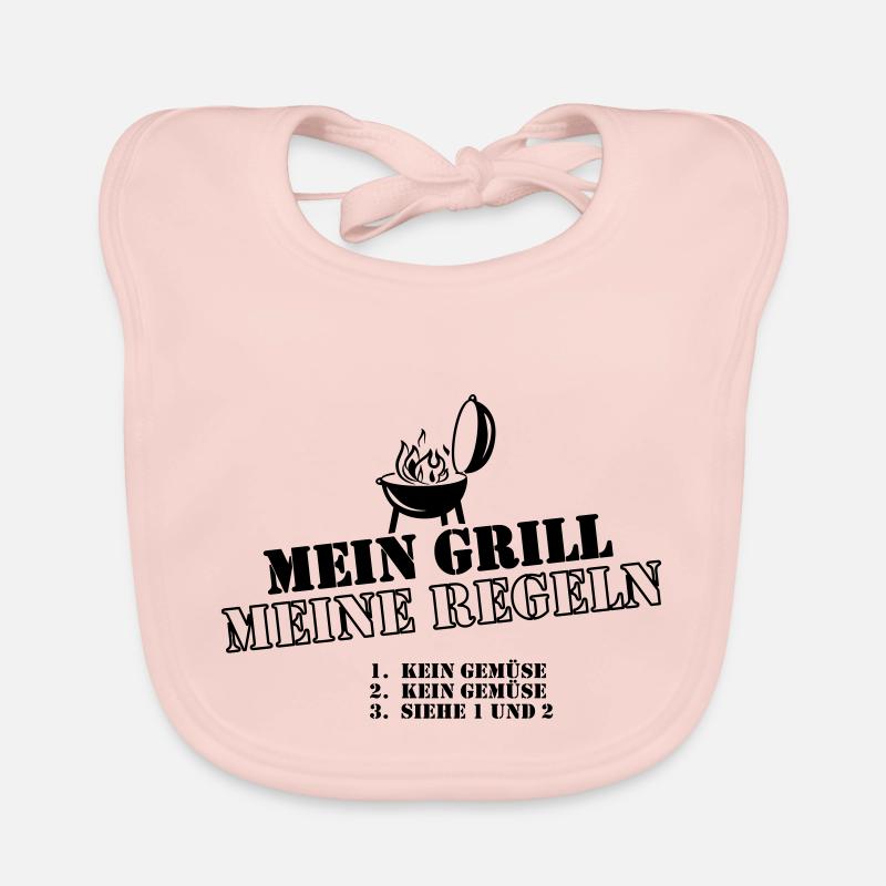 My Grill My Rules Organic Baby Bibs