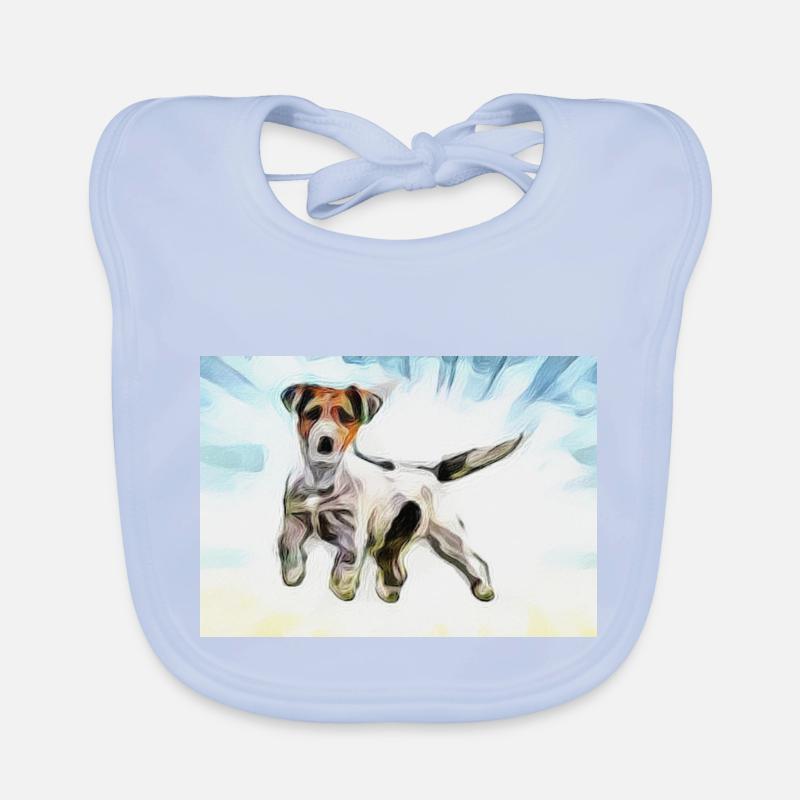 Hund, Dog, Terrier Baby Bio-Lätzchen