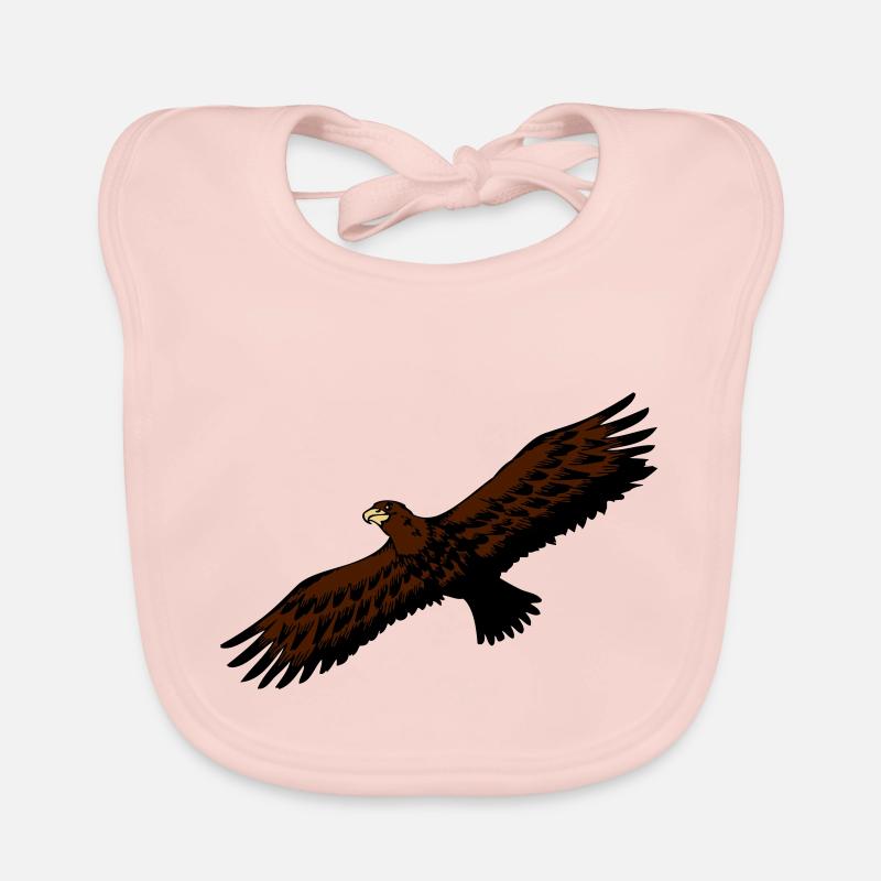 Adler vogel fliegen anmut raubvogel Baby Bio-Lätzchen