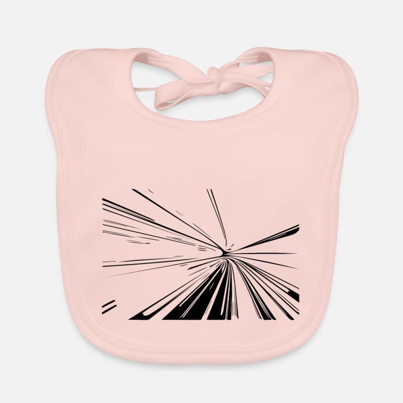 Lignes Vector Splash Bavoir bio Bébé
