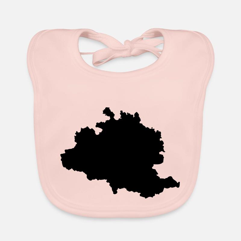 Ariège carte Ariégeoise Bavoir bio Bébé