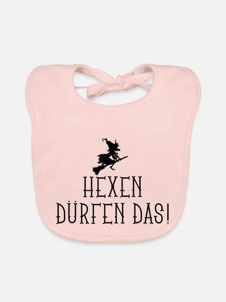 hexen_duerfen_das_12_2016_01_1c - Baby Bio-Lätzchen - Rose - Vorne