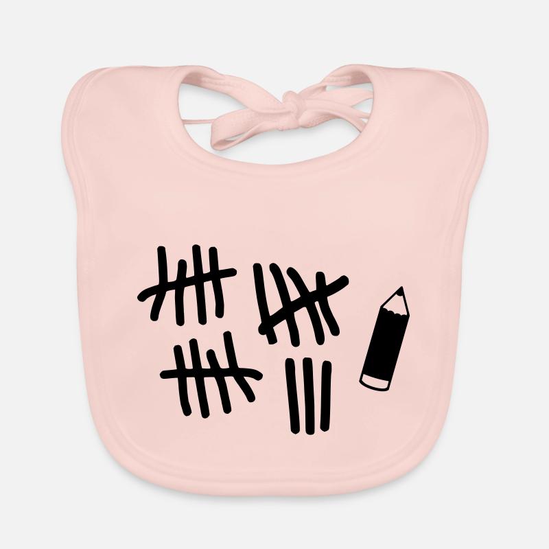 Striche - Stift Baby Bio-Lätzchen