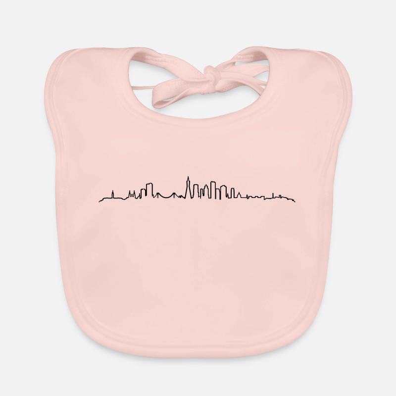 Skyline - San Francisco Baby Bio-Lätzchen