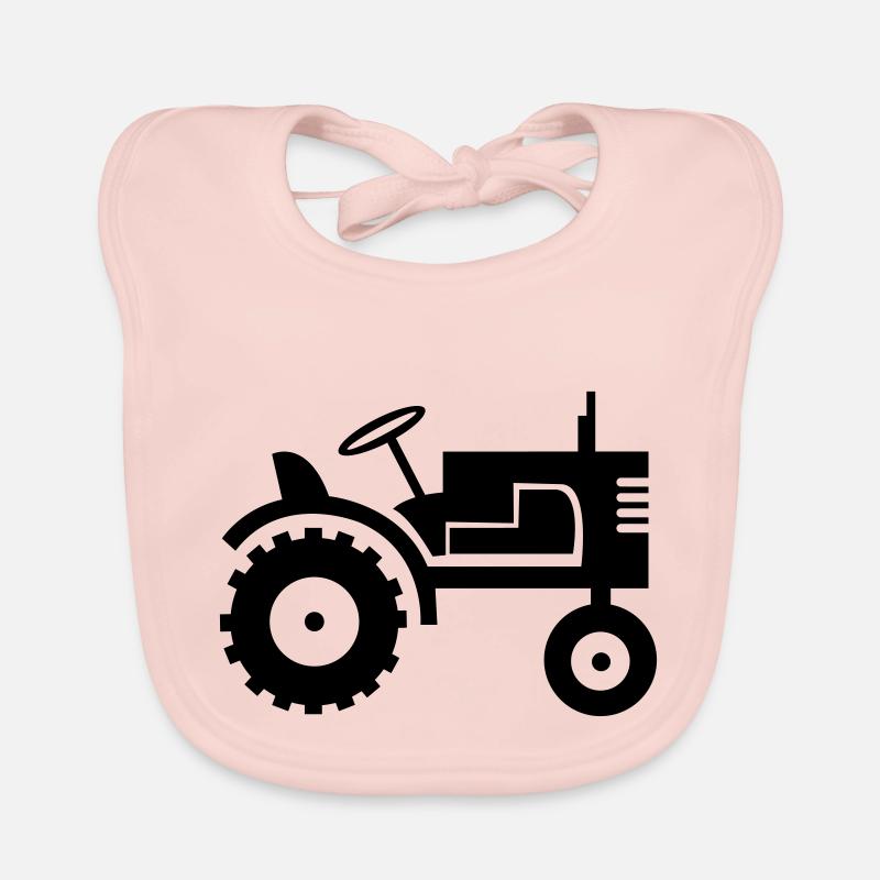 traktor_01 Organic Baby Bibs