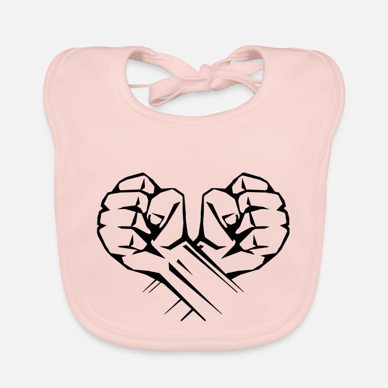 hände design Baby Bio-Lätzchen