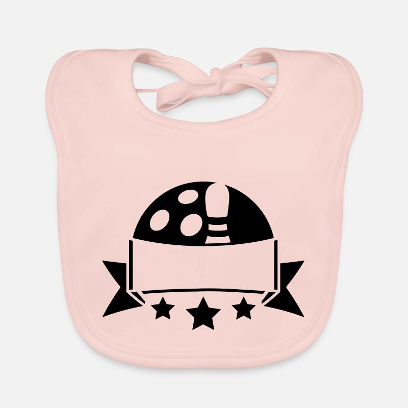 stars banner text field write bowling strike text Organic Baby Bibs