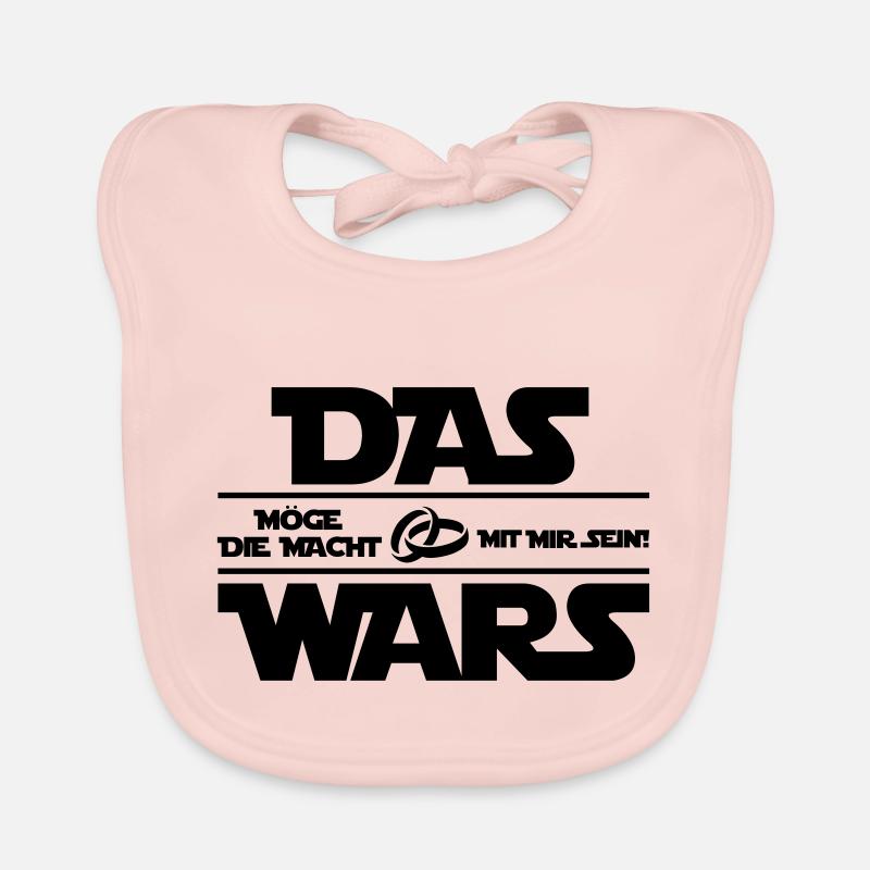 das_wars_01 - Baby Bio-Lätzchen - Rose
