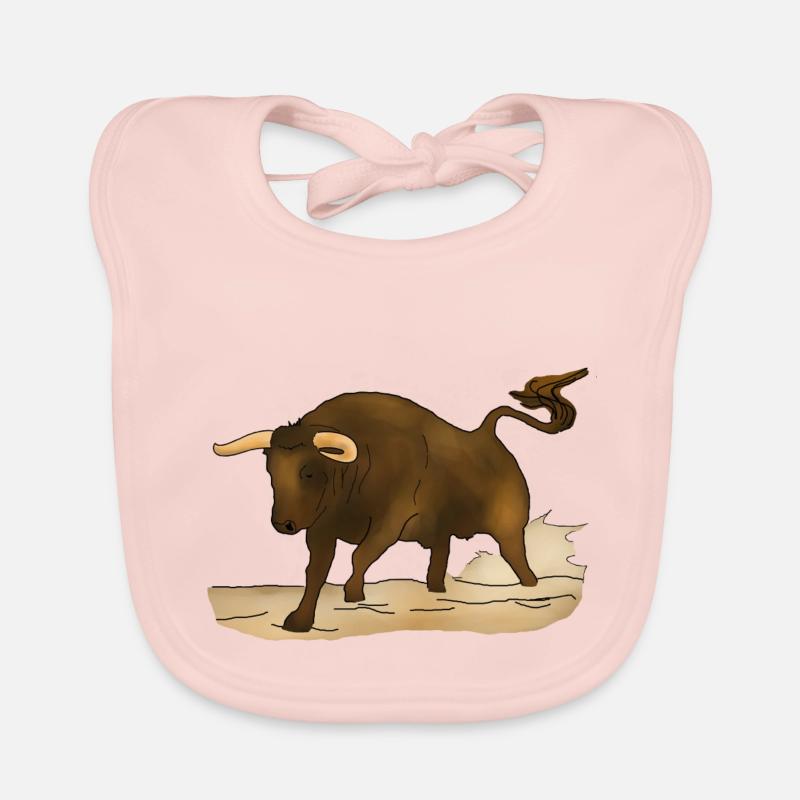 Taureau, taureau Bavoir bio Bébé