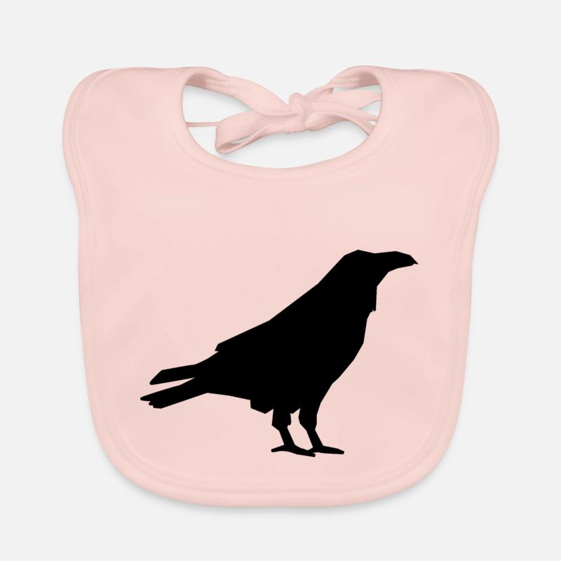 corbeau Bavoir bio Bébé