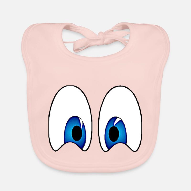 Yeux 4 Bavoir bio Bébé